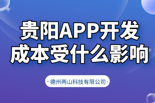 貴陽(yáng)app開(kāi)發(fā)成本受什么影響
